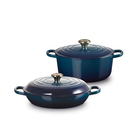Round Dutch Oven and Braiser Set